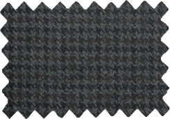 Tweed Anzug mit Hahnentritt Muster in Schwarz-Grau-Braun